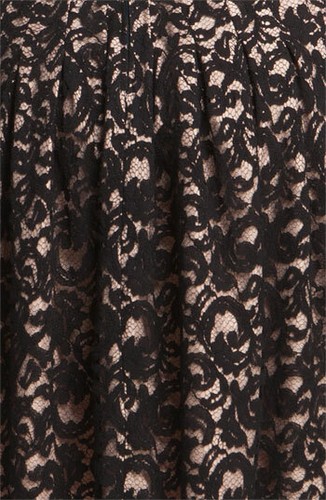 NWT ADRIANNA PAPELL SURPLICE LACE OVERLAY DRESS Plus Size BLACK 16W - Picture 3 of 8
