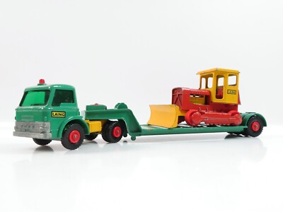 Matchbox Lesney K-17 Laing Ford Low Loader with Bulldozer Vintage #A1554
