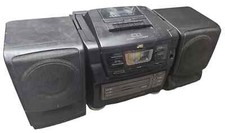 VINTAGE JVC PC-XC7BK Stereo Boombox CD Changer  Cass. Player  Please Read Desc