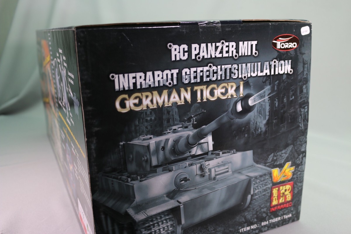 Char RC Tiger I 131 - TORRO 804 1/16 - Échelle 1:16 - Occasion Comme Neuf - Rare