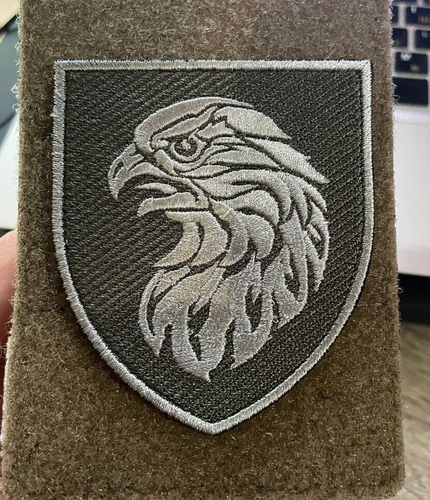 Patch Original Bataillon Kraken Armée Ukrainienne - Insigne Textile Militaire Circulaire
