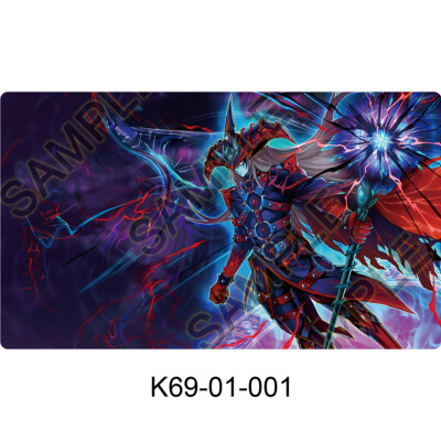 Dark Magician Deck Dark Magician Yugioh Custom Playmat With Zones - No.1657  TCG/CCG Game Mat, 23.6x13.8" Yugioh Playing Mat