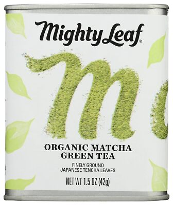Mighty Leaf Tea Organic Matcha Green Tea Canister 1.5 Oz | eBay