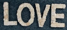 Seashell Letters Beach Decor LOVE Shell Letter Sign Seashell Wall Decor Wedding