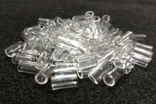 100 POLY SUPPORT COLLARS CLEAR 5/64-3/32 SNARE TRAPPING  
