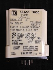 Time Delay Relay, 120VAC, 10A, DPDT, 0.1 sec - 10 sec