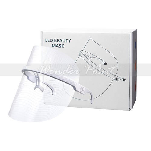 3 Color LED Light Photon Face Mask Rejuvenation Facial Care Anti-Wrinkle Therapy - Picture 5 of 12