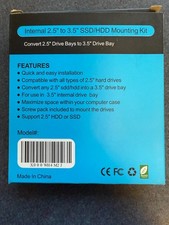 Internal 2.5" to 3.5" SSD/HDD Mounting Kit 37 Count 