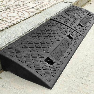 #ad 2 Pack Driveway Ramp Heavy Duty Vehicle Curb Rubber Threshold Ramp 50x27x7cm AHB $16.99