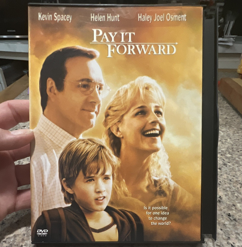 Warner Pay It Forward DVD Drama PG-13 123m Spacey Hunt Osment Leder