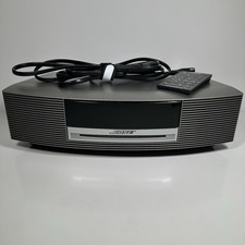 Bose Wave Music System Radio CD Player Titanium Silver Remote - Fully Tested