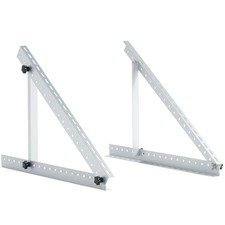 JJN 58" Solar Panel Mount, 0 to 90° Adjustable Solar Panel Mounting Bracket