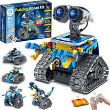 Robot Building Kit with Remote Control STEM Gifts for Boys Ages 8-12,