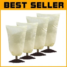 Winter Plant Covers 4 Pack - Frost Protection Kit