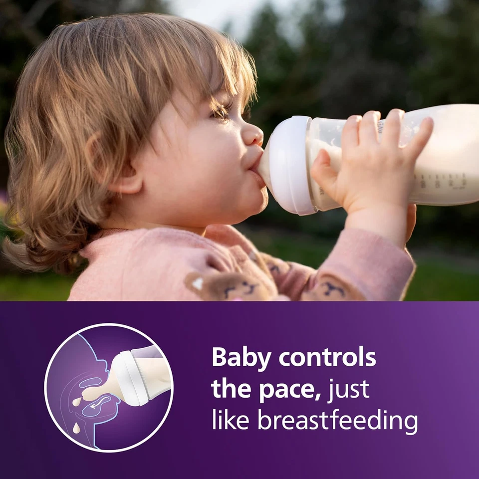 Biberones naturales Philips Avent con pezones de respuesta natural Foto 2 de 4