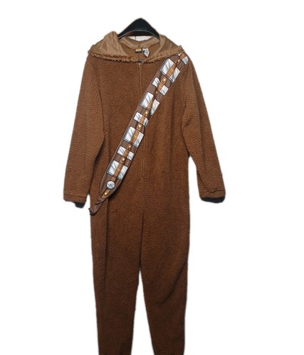 Star Wars Kapuzen Overall Erwachsene Gr. M Chewbacca Schlafanzug Halloween Kostüm