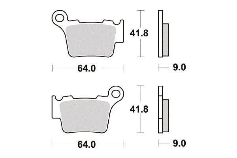 Plaquette de frein Ferodo KTM 505 Sx-F éliminant les bruits de friction - 4