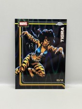 2026 Topps Chrome Marvel Tigra #179 Black RayWave Refractor SSP #6/10 - Avengers