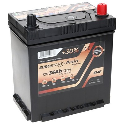 Autobatterie Eurostart Asia 35Ah 350A/EN +Rechts B20JAK