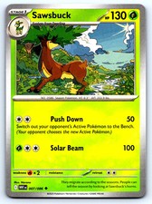 Sawsbuck White Flare #7 Normal NM Pokemon Card