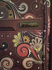 Ricardo Elite Luggage Brown Floral Paisley Soft Side Rolling Pop Up Handle 20" — photo 5
