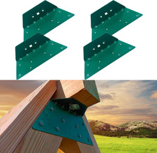 4 PCS EZ Frame Bracket for Swing Set Swing Beam A-Frame Wooden Swing Accessories