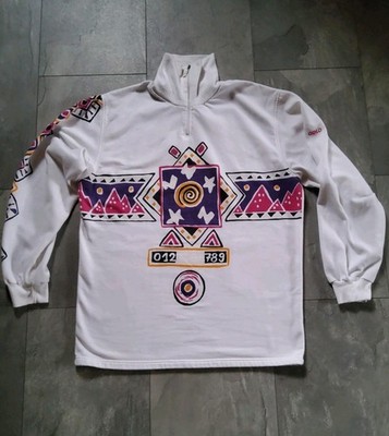 Odlo Hochkragen-Pulli mit Reissverschluss, Weiss L/XL