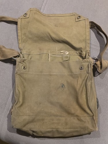 INDIANA JONES BRITISH WW2 MK VII H & Sons GAS MASK SATCHEL SHOULDER BAG 1941?