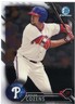 2016 Bowman Chrome Draft Prospect Rookie Dylan Cozens #187 Phillies