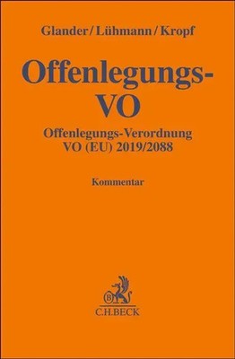 Offenlegungs-VO | Harald Glander (u. a.) | Buch | Gelbe Erläuterungsbücher