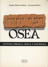 Il libro di Osea - Sandro Paolo Carbone, Giovanni Rizzi [1992]