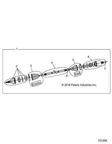 Polaris Outer Boot Kit, Genuine OEM Part 3235776, Qty 1 - Picture 6 of 6