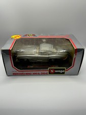 Bburago Mercedes-Benz 300 SL 1954 Silver 1:24 Scale Diecast Model Car Vintage