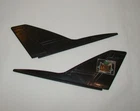 G.I. JOE (1989) PYTHON CONQUEST ~ TAIL FINS ~ STABILIZER WINGS X-30 JET GI JOE