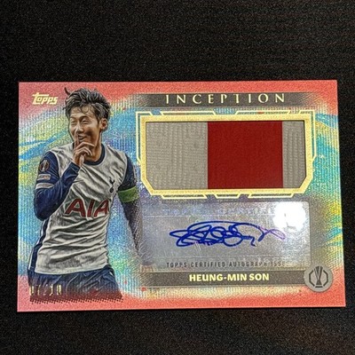 Topps Inception 2024/2025 - Son Heung Min Patch signed Autogramm 7/10 