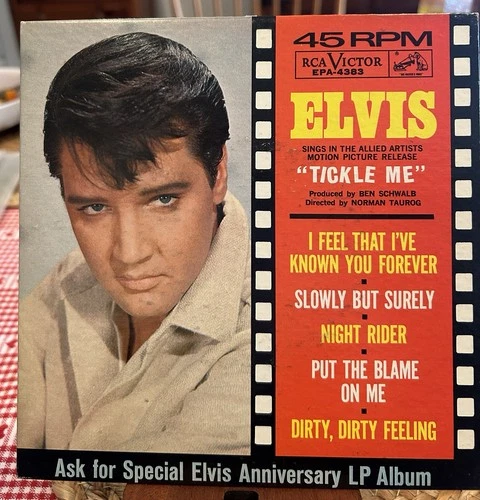 Elvis Presley Tickle Me EP RCA EPA-4383 ‘Ask For’ Cover
