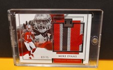 2018 Panini Impeccable Jerseys Mike Evans Game Worn Patch  2/75 Buccaneers
