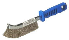 Norton BlueFire Stainless Steel Curved Handle Scratch Brush