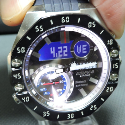 Casio F1 ALPHA TAURI EDIFICE ECB-10AT-1AJR bluetooth watch working 