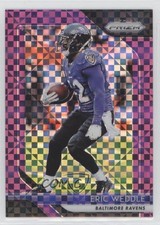 2018 Panini Prizm Purple Power Prizm 29/49 Eric Weddle #185 03rx