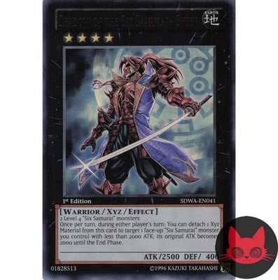 Yugioh Schatten der sechs Samurai - Shien SDWA-DE041 Ultra Rare 1. Auflage NM