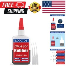 Black ,Super Instant Glue Bonding Between Rubbers,Rubber and Other Materials;...