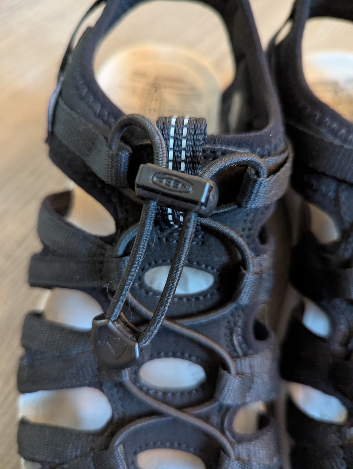 SCARPE DA TREKKING KEEN DONNA TAGLIA 7 5 US RETICOLO DAMAYA PIZZO ELASTICO PUNTA APERTA