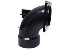 Valterra T1035-1 90° Elbow RV Sewer Waste Fitting 3" Hub x 3" Rotating Flange