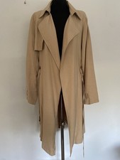 New Look Camel Tan Brown Duster Coat Size 18