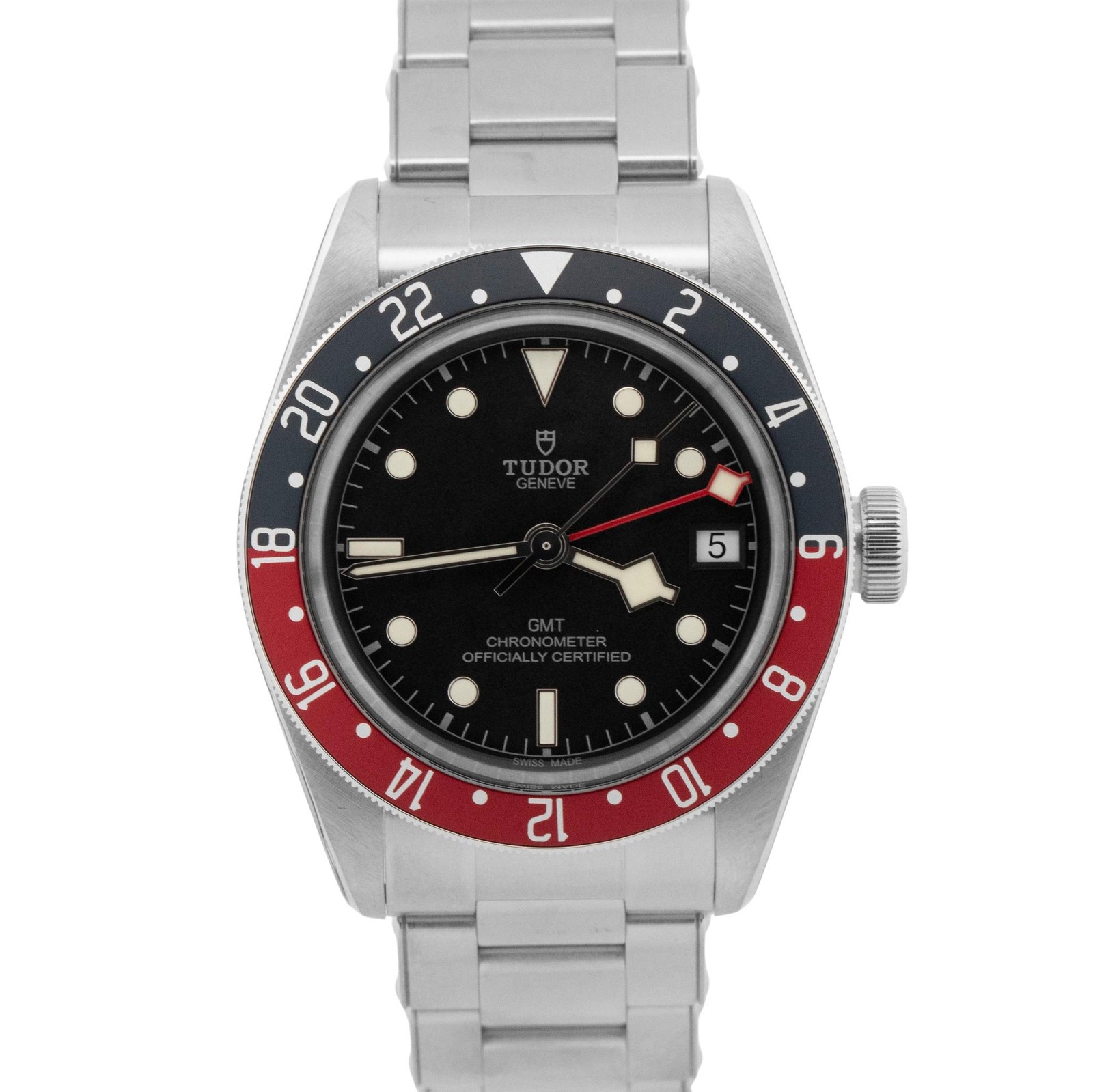 NEW STICKERED 2021 Tudor Black Bay 41 GMT 41mm PEPSI Red Blue 79830 RB Watch BOX