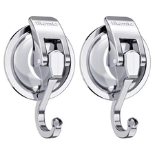 Heavy Duty Vacuum Suction Cup Hooks (2Pack) Specialized for Kitchen&Bathroom&...