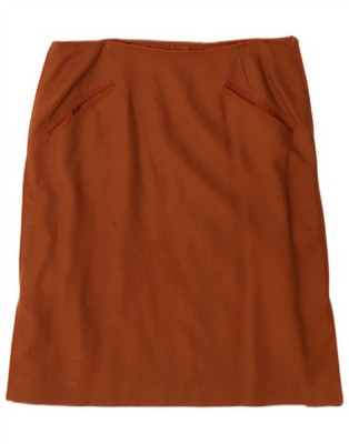 Giorgio Grati Womens A-Line Skirt IT 46 Large W32  Brown TH16