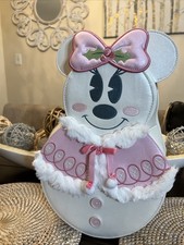 Disney Loungefly Minnie Mouse Book Bag Christmas