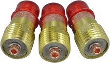 RIVERWELD TIG Stubby Gas Lens 17GL332 2.4mm for WP 17 18 26 TIG Torch 3pk